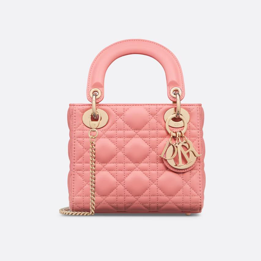 Túi Dior Mini Lady Dior Bag Light Pink