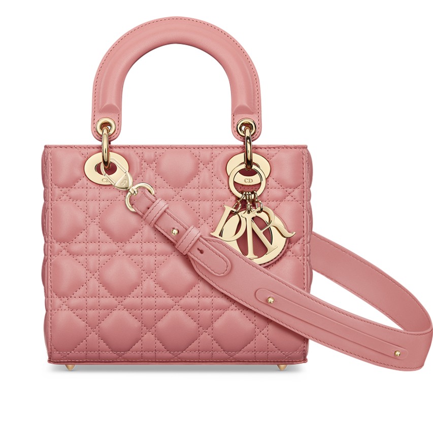 Túi Dior Small Lady Dior My ABCDior Bag Light Pink