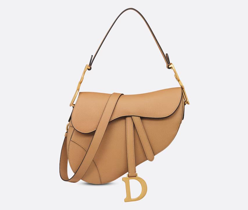 Túi Dior Saddle Bag With Strap Medium Tan