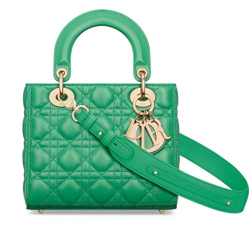 Túi Dior Small Lady Dior My ABCDior Bag Emerald Green