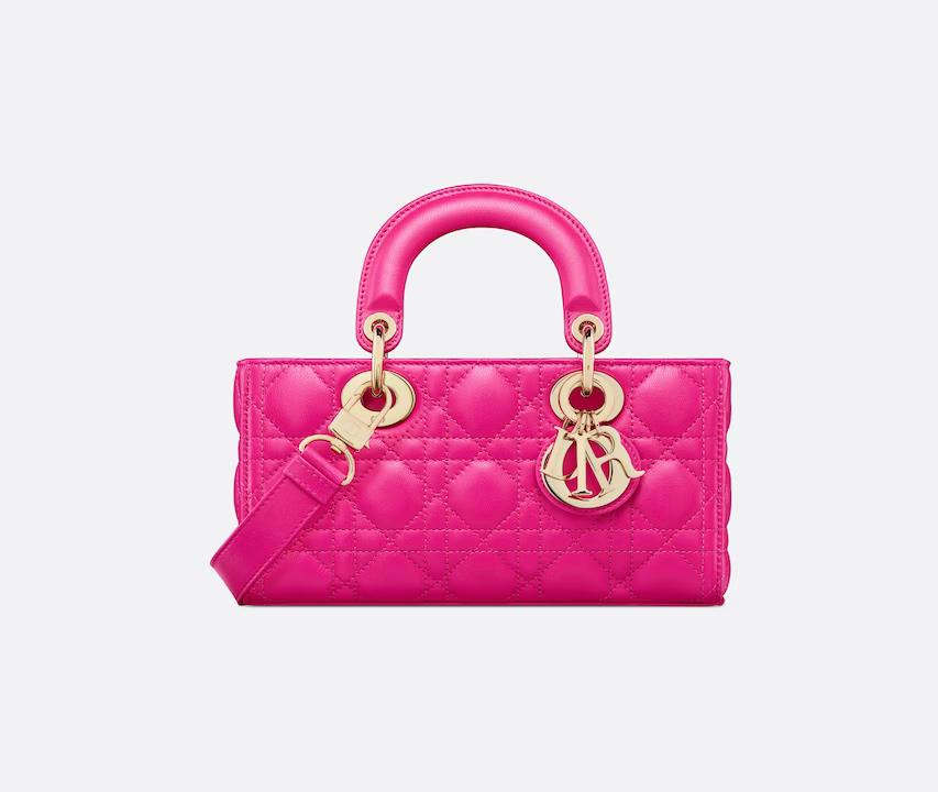 Túi Dior Small Lady D-Joy Bag Rani Pink