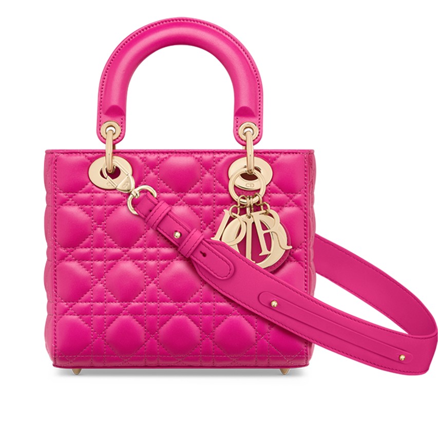 Túi Dior Small Lady Dior My ABCDior Bag Rani Pink 