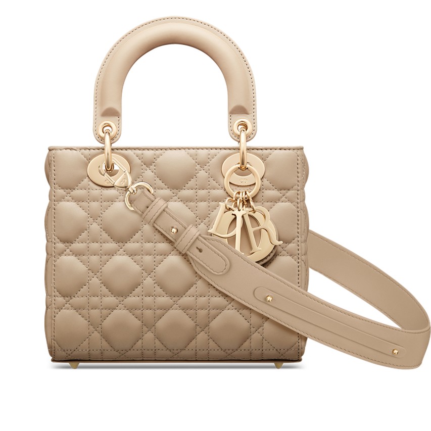 Túi Dior Small Lady Dior My ABCDior Bag Sand-Colored