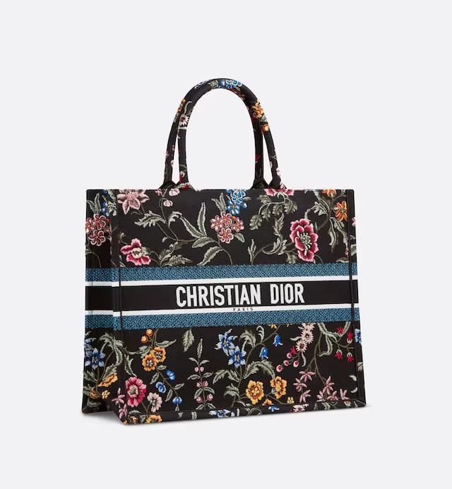 Túi Dior Large Book Tote Black Multicolor