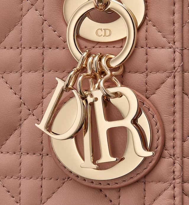 Túi Dior Mini Lady Dior Bag Heritage Pink 