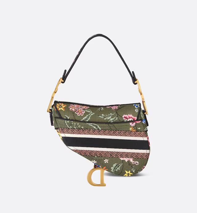 Túi Dior Saddle Bag Green Multicolor