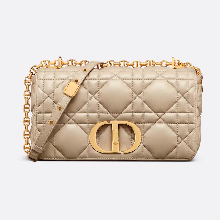 Túi Dior Medium Dior Caro Bag Sand-Colored