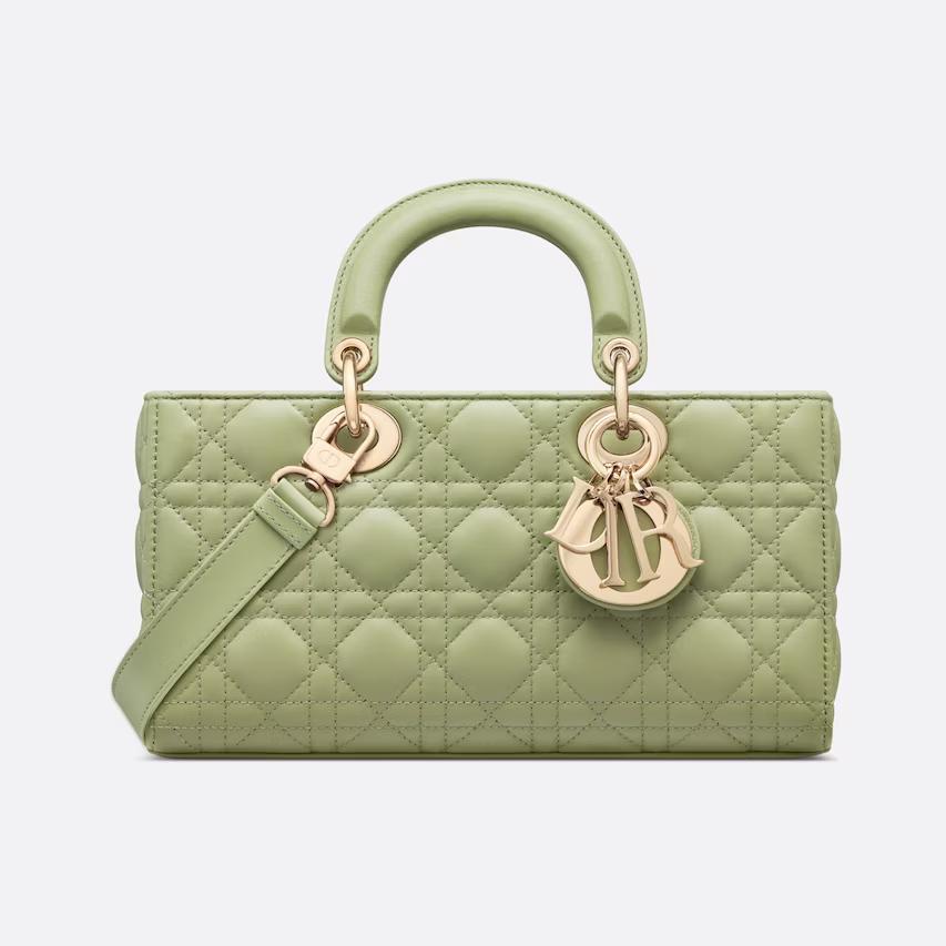 Túi Dior Medium Lady D-Joy Bag Ethereal Green