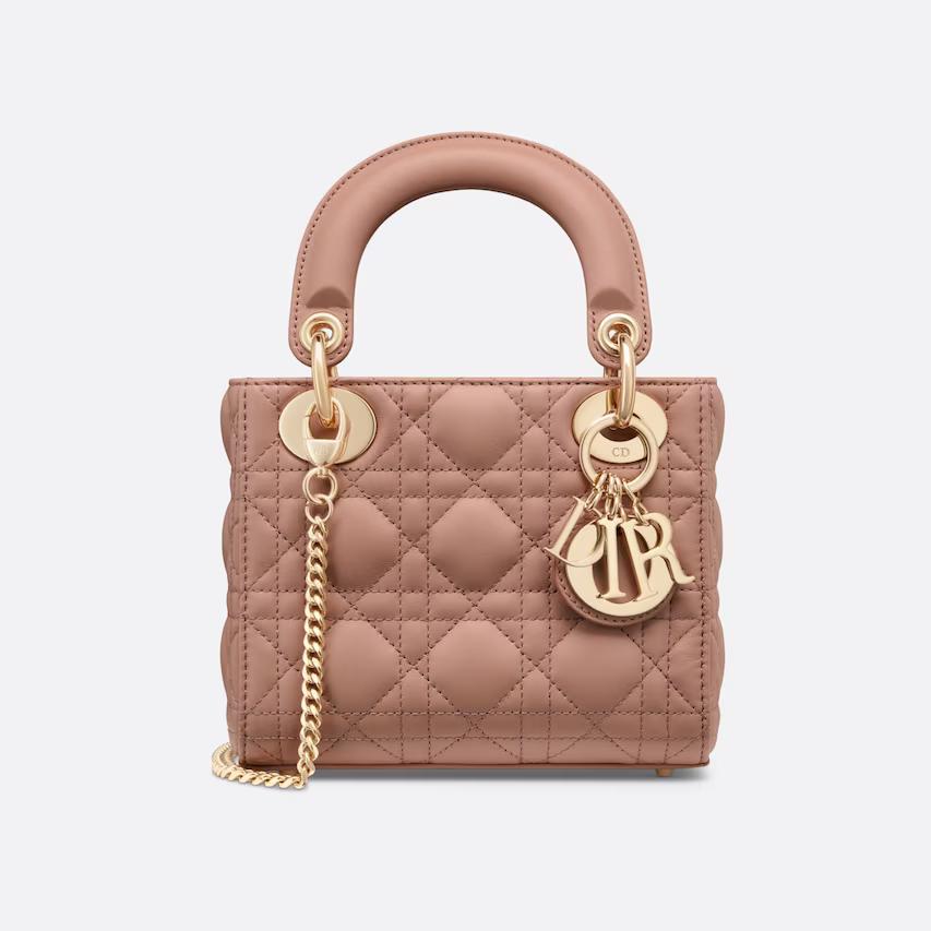 Túi Dior Mini Lady Dior Bag Heritage Pink 