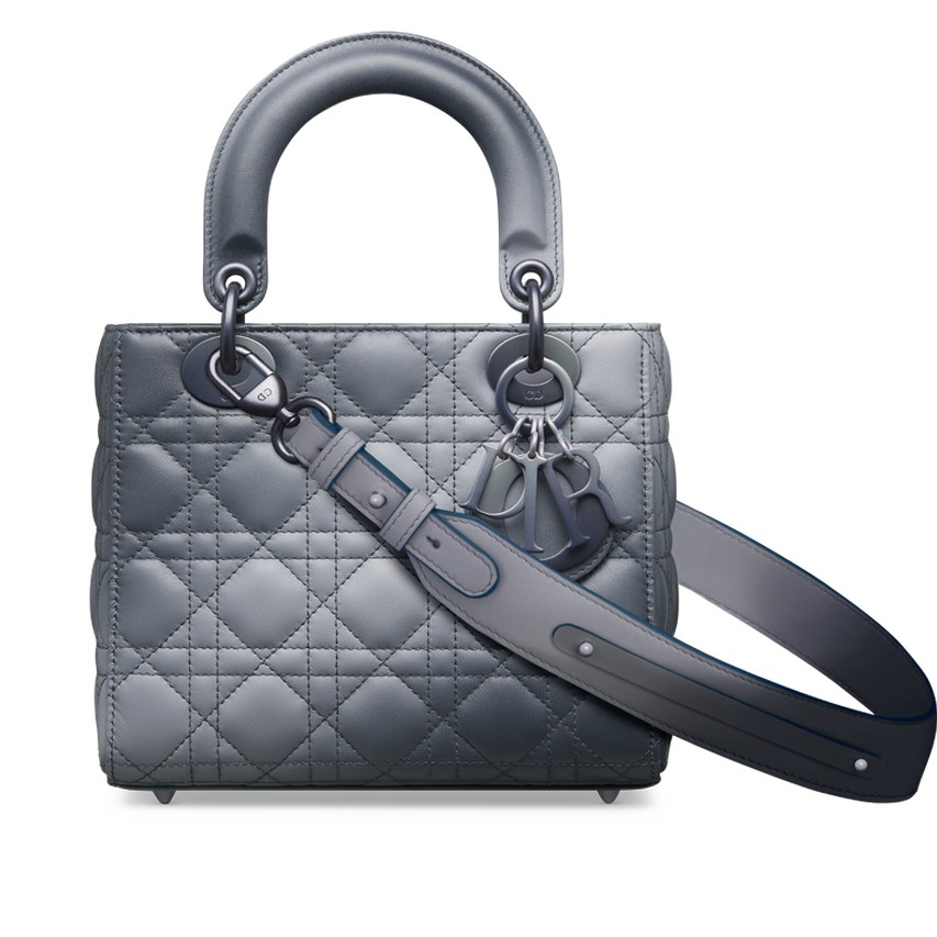 Túi Dior Small Lady Dior My ABCDior Bag Ethereal Gray Gradient