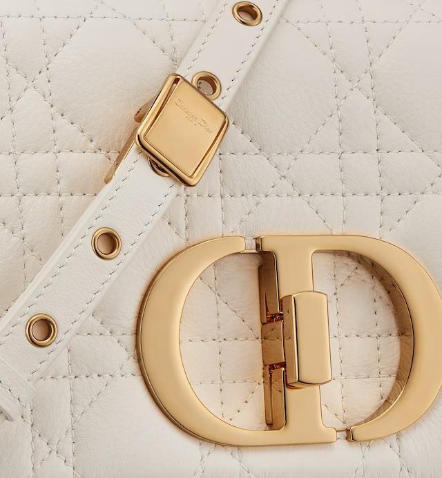 Túi Dior Small Dior Caro Bag Ivory Supple