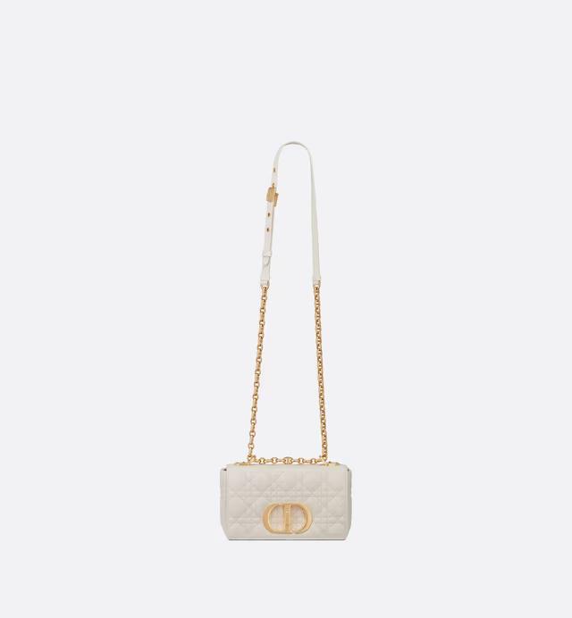 Túi Dior Small Dior Caro Bag Ivory Supple