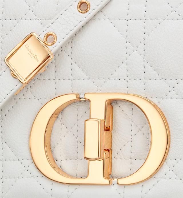 Túi Dior Medium Dior Caro Bag Ivory Supple