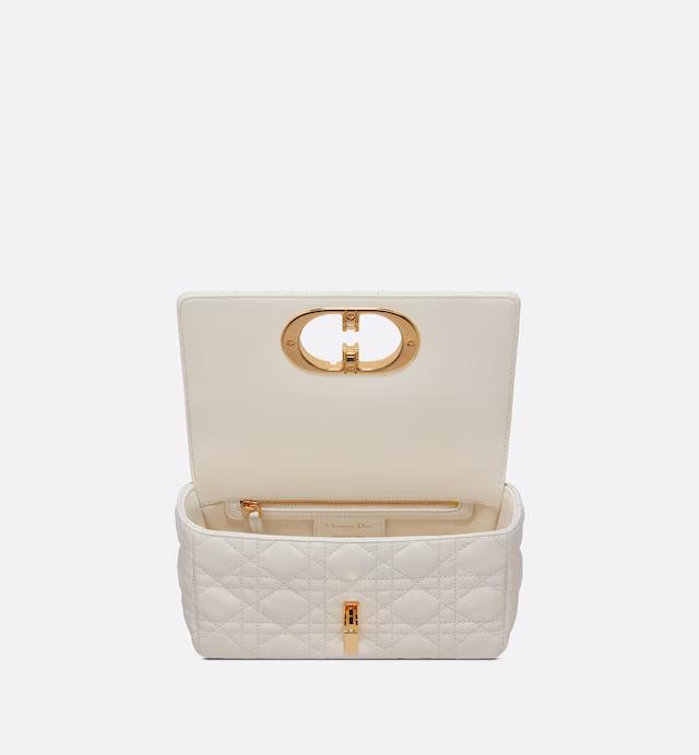 Túi Dior Small Dior Caro Bag Ivory Supple