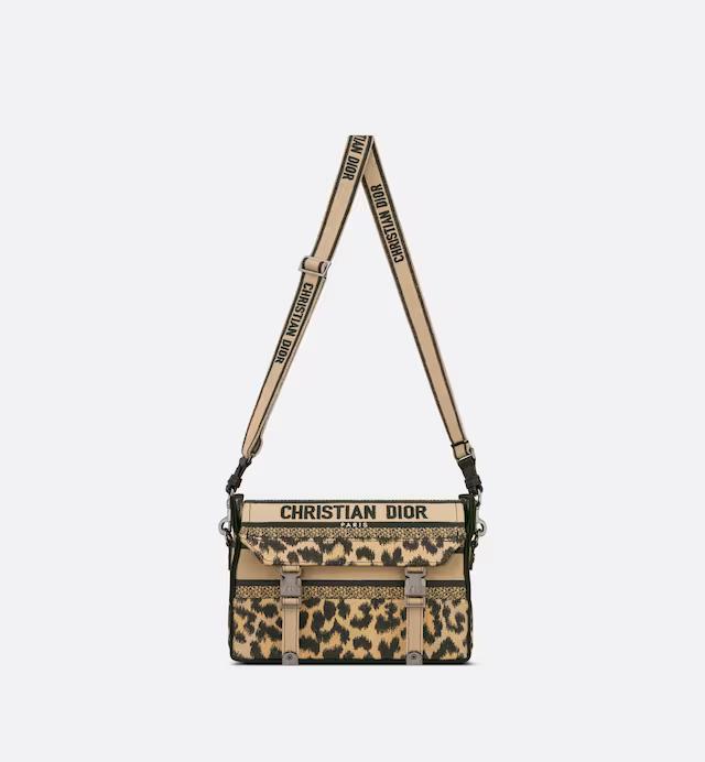 Túi Dior Small Diorcamp Bag Beige Multicolor Mizza Embroidery