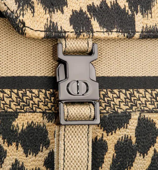 Túi Dior Small Diorcamp Bag Beige Multicolor Mizza Embroidery