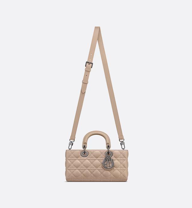 Túi Dior Medium Lady D-Joy Bag Hazelnut Cannage Lambskin