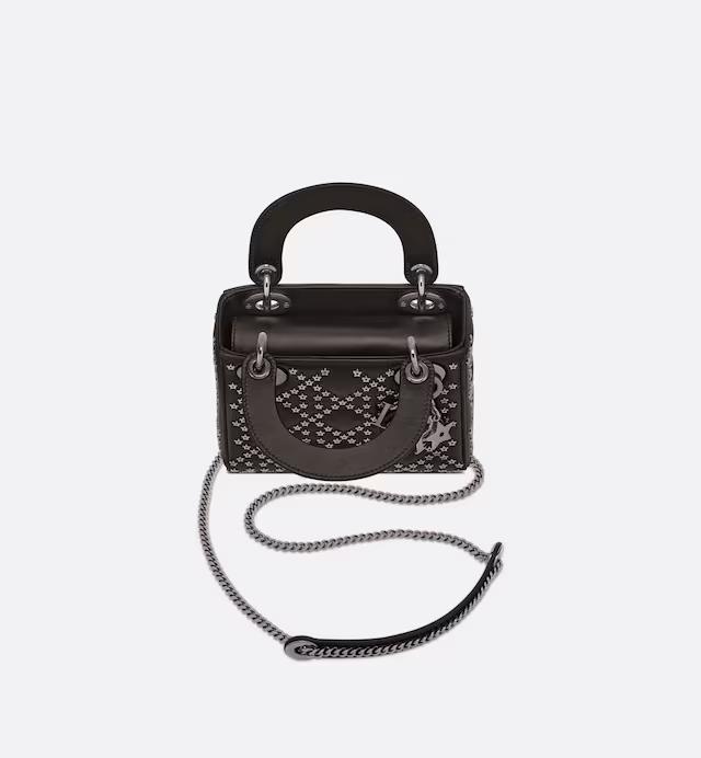 Túi Dior Mini Lady Dior Bag Black Lucky Star