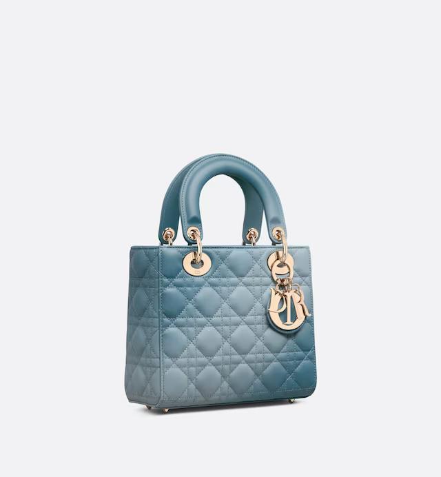 Túi Dior Small Lady Dior My ABCDior Bag Denim Blue Gradient