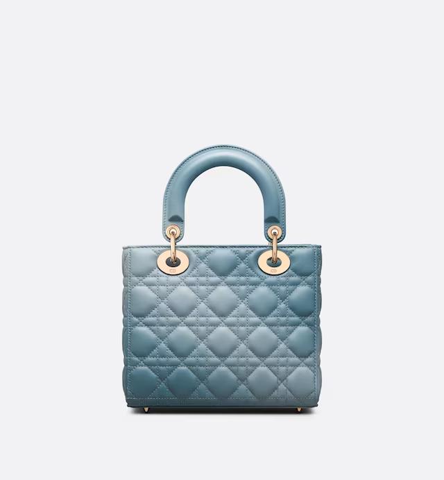 Túi Dior Small Lady Dior My ABCDior Bag Denim Blue Gradient