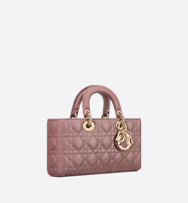 Túi Dior Medium Lady D-Joy Bag Peony Pink