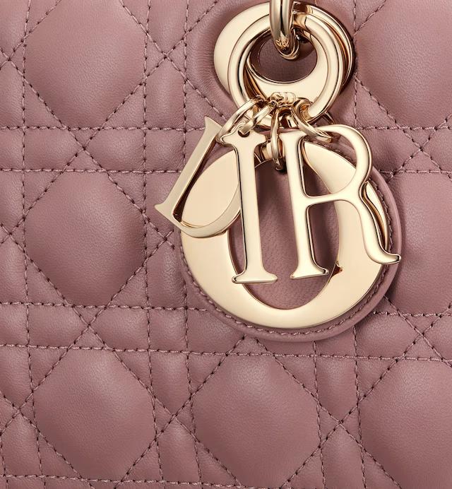 Túi Dior Medium Lady D-Joy Bag Peony Pink