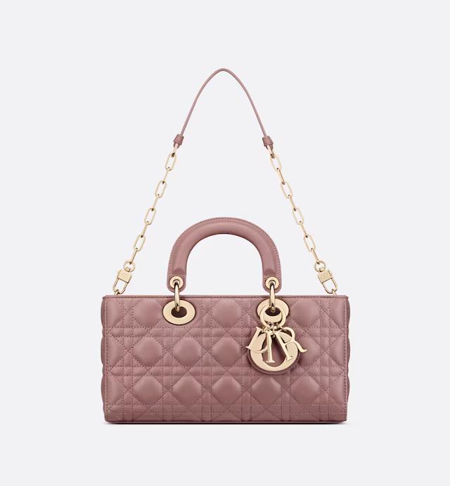 Túi Dior Medium Lady D-Joy Bag Peony Pink