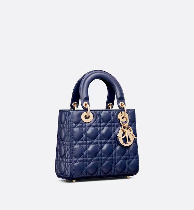 Túi Dior Small Lady Dior My ABCDior Bag Royal Blue