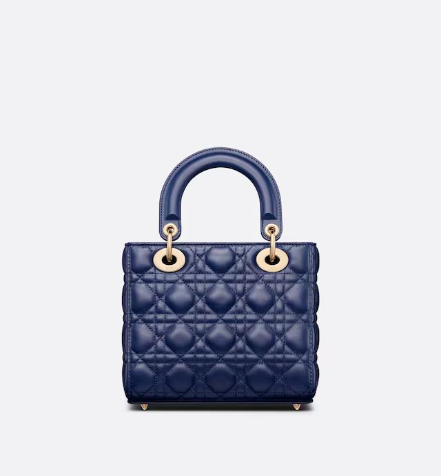 Túi Dior Small Lady Dior My ABCDior Bag Royal Blue