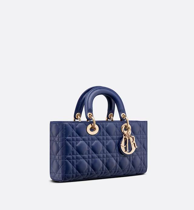 Túi Dior Medium Lady D-Joy Bag Royal Blue