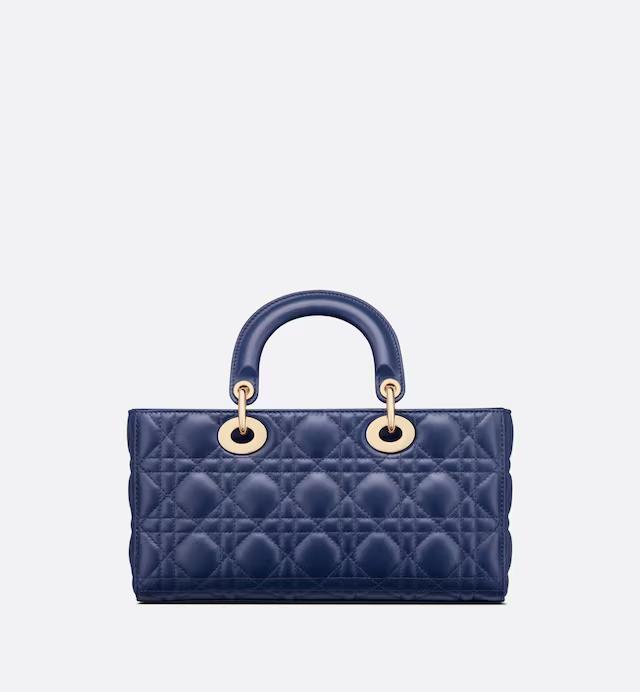 Túi Dior Medium Lady D-Joy Bag Royal Blue