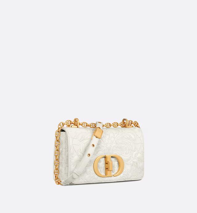 Túi Dior Small Dior Caro Bag Latte Quilted Lambskin 