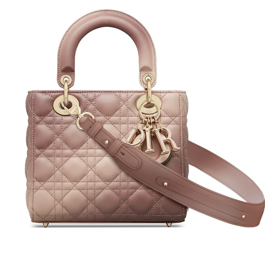 Túi Dior Small Lady My ABCDior Bag Powder Pink Gradient