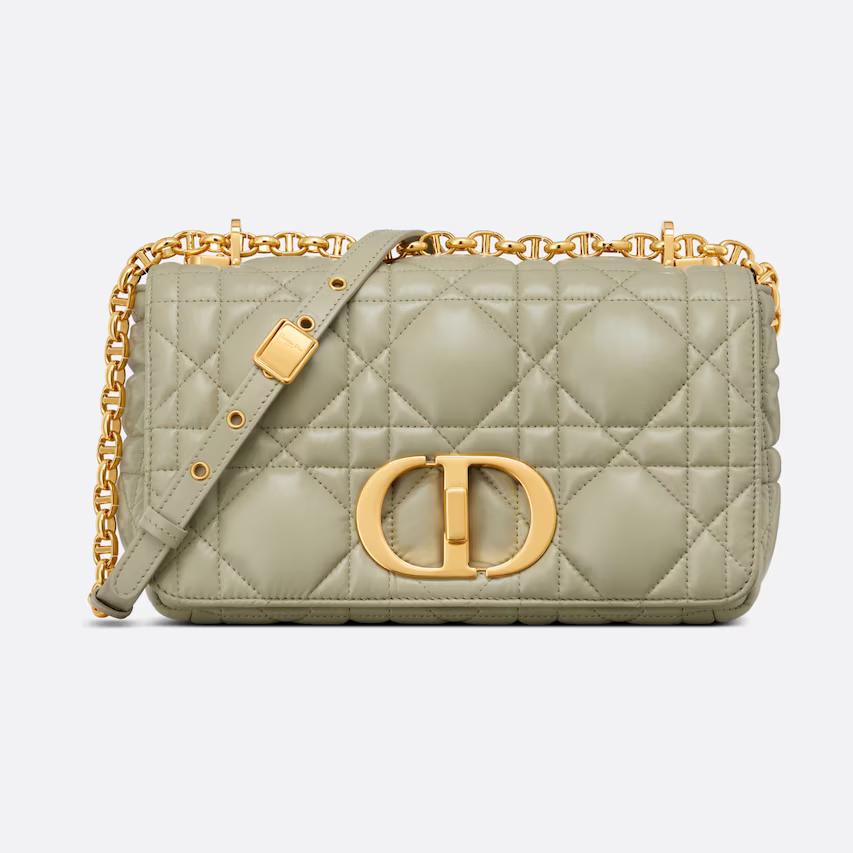 Túi Dior Medium Dior Caro Bag Sage Green