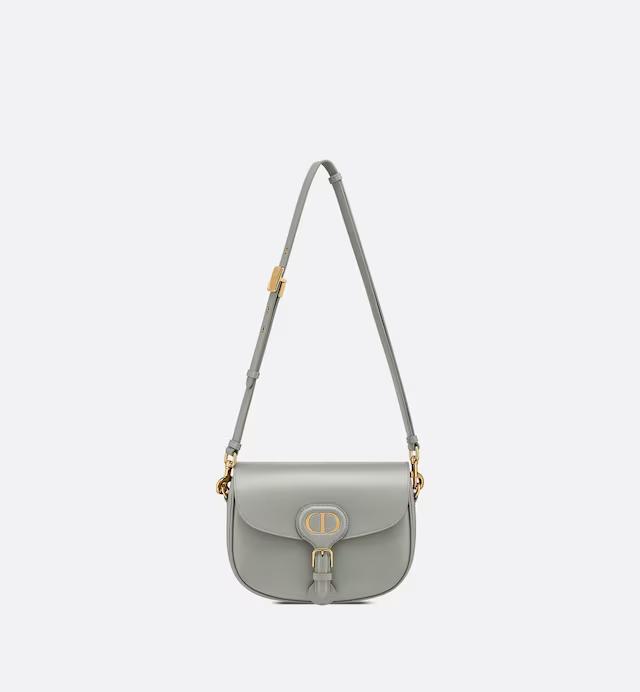 Túi Dior Medium Dior Bobby Bag Stone Gray Box Calfskin