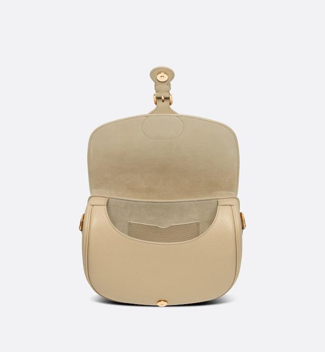 Túi Dior Medium Dior Bobby Bag Beige Grained Calfskin