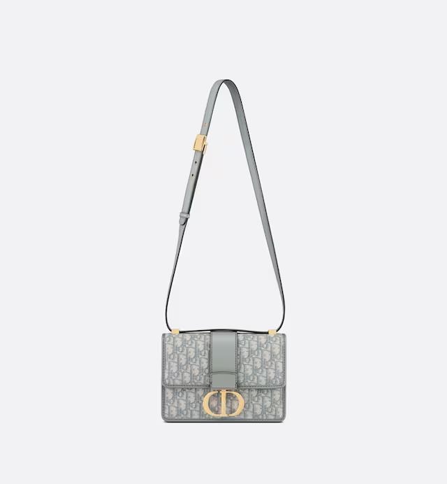 Túi Dior 30 Montaigne Bag Gray Dior Oblique Jacquard