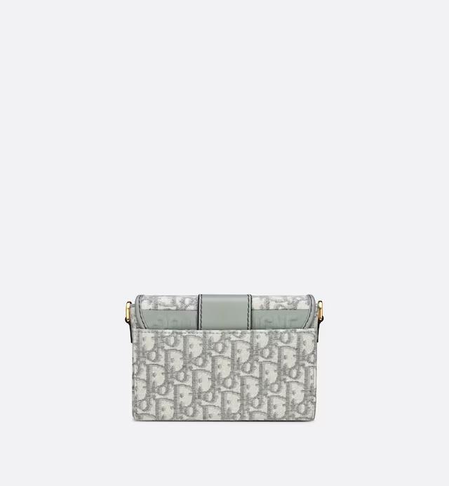 Túi Dior 30 Montaigne Box Bag Gray Dior Oblique Jacquard