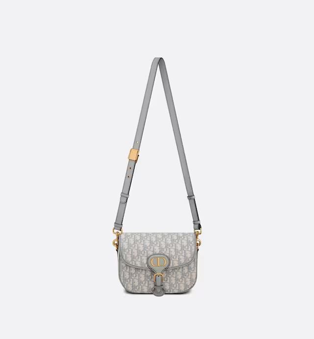 Túi Dior Medium Dior Bobby Bag Gray Dior Oblique Jacquard