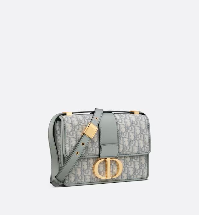 Túi Dior 30 Montaigne Bag Gray Dior Oblique Jacquard