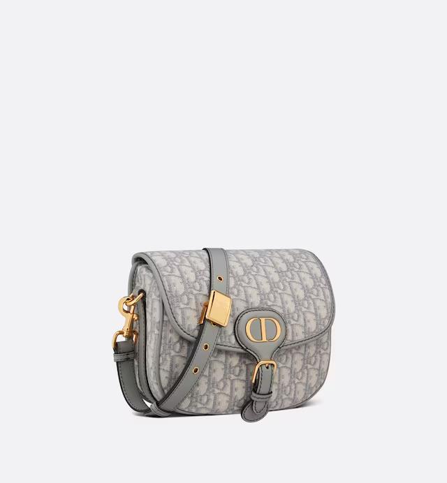 Túi Dior Medium Dior Bobby Bag Gray Dior Oblique Jacquard