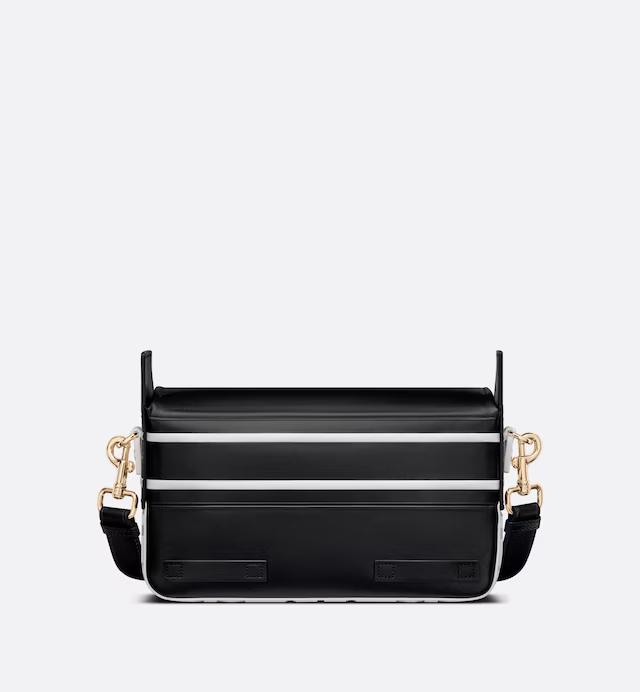 Túi Dior Small Diorcamp Bag Black And White Smooth Calfskin