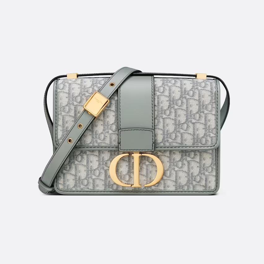 Túi Dior 30 Montaigne Bag Gray Dior Oblique Jacquard