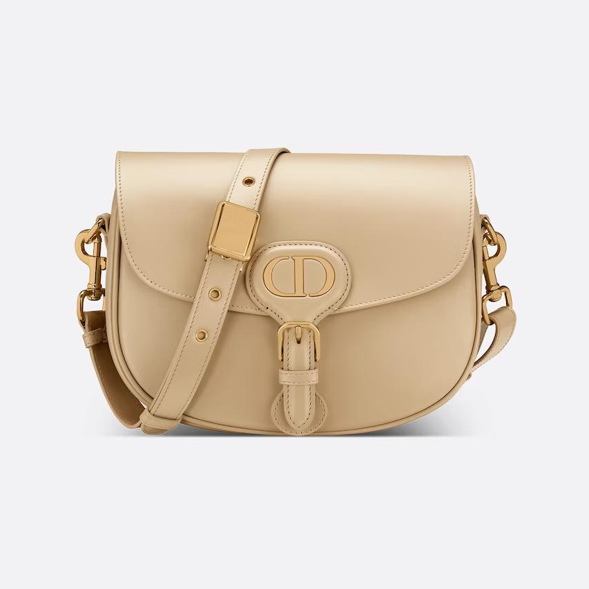 Túi Dior Medium Dior Bobby Bag Beige Box Calfskin