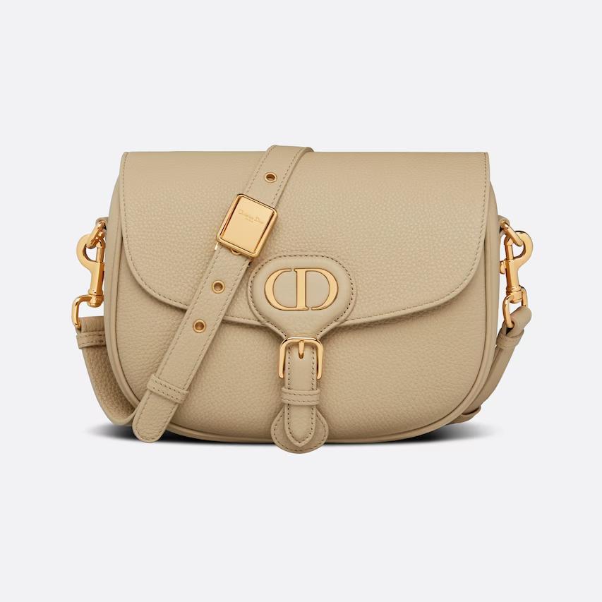 Túi Dior Medium Dior Bobby Bag Beige Grained Calfskin