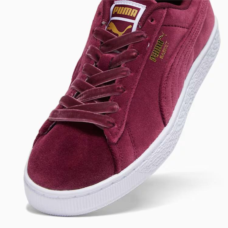 Giày Puma Basket Classic Velvet Nữ Đỏ