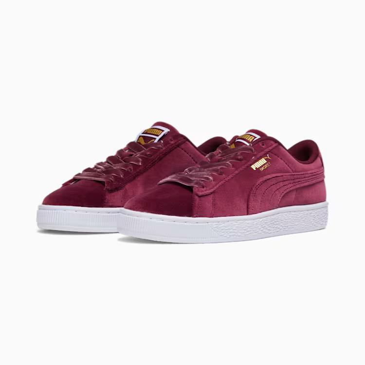 Giày Puma Basket Classic Velvet Nữ Đỏ