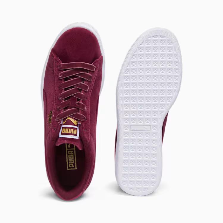 Giày Puma Basket Classic Velvet Nữ Đỏ