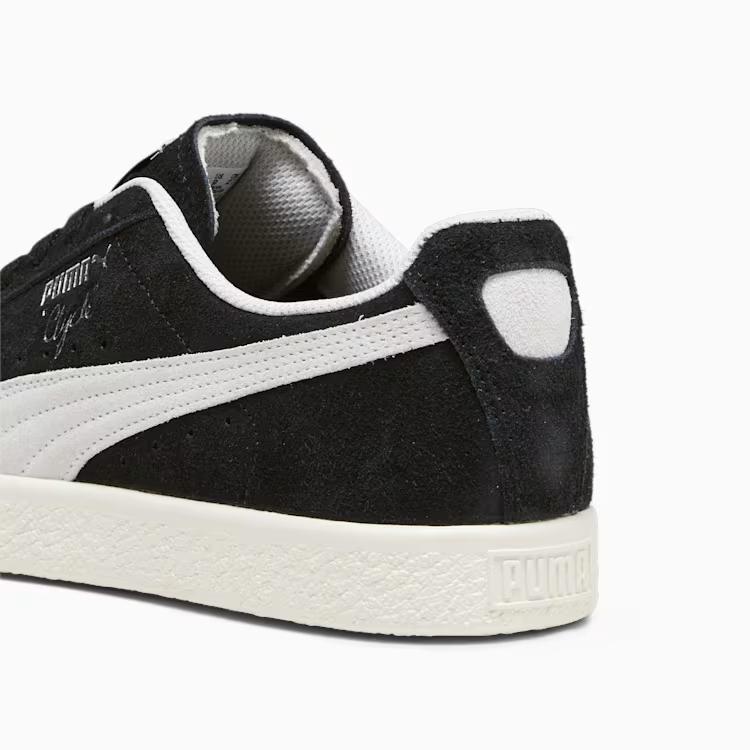 Giày Puma Clyde Hairy Suede Nữ Đen