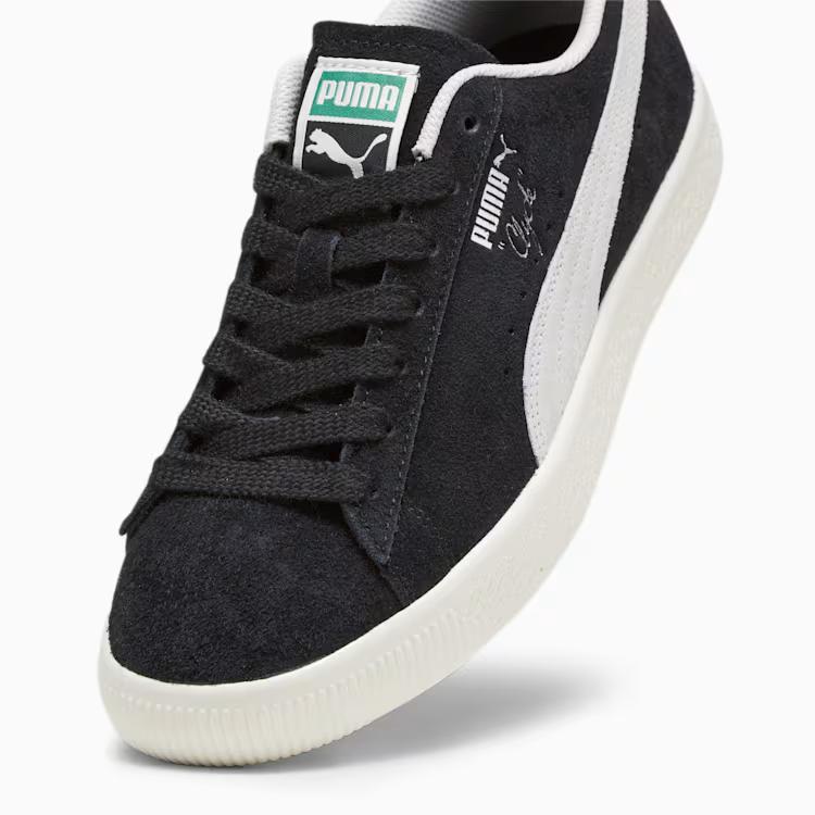 Giày Puma Clyde Hairy Suede Nữ Đen